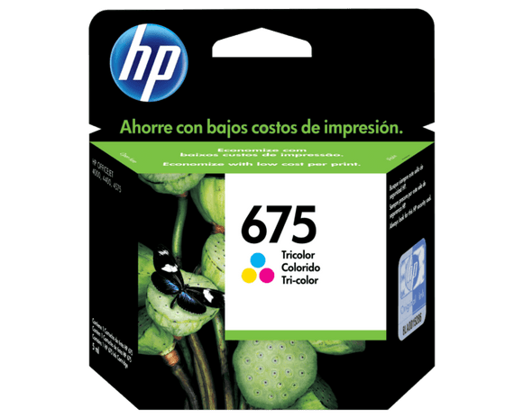 CARTUCHO DE TINTA HP 675 COLOR 13.5ML CN691AL