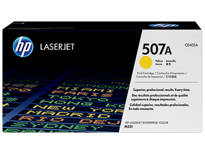 CARTUCHO DE TONER HP 507A AMARILLO LASERJET CE402A