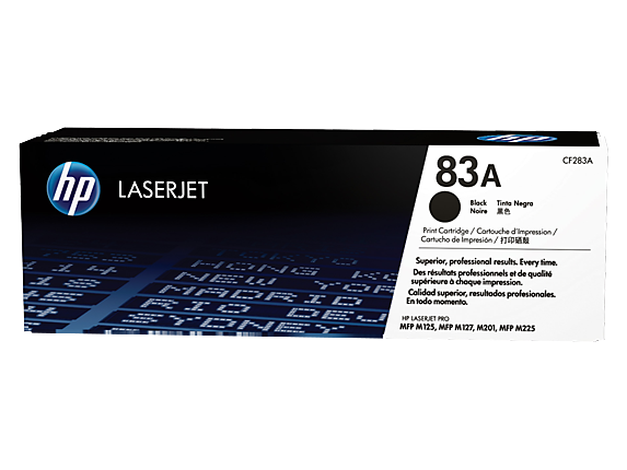 CARTUCHO DE TONER HP 83A NEGRO LASERJET CF283A