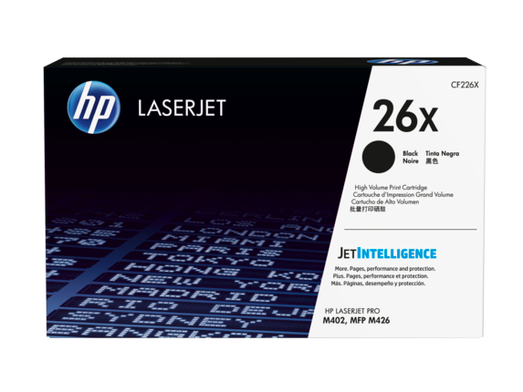 CARTUCHO DE TONER HP 26X ALTO RENDIMIENTO NEGRO LASERJET CF226X