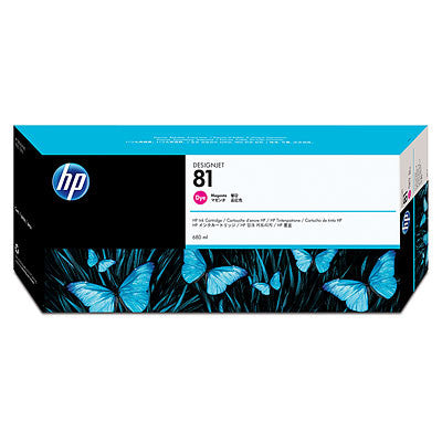 CARTUCHO DE TINTA HP 81 MAGENTA DYE DESIGNJET 680ml C4932A