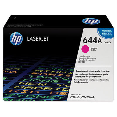 CARTUCHO DE TONER HP 644A MAGENTA LASERJET Q6463A