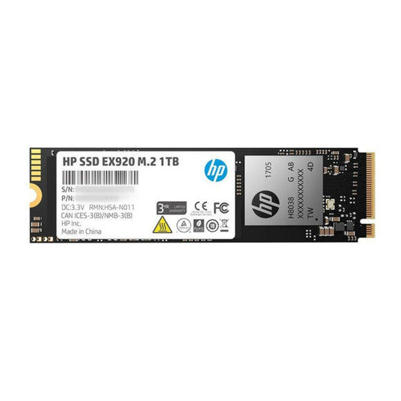 DISCO DURO SOLIDO EXTERNO HP EX920 M.2 1TB NVMe 2YY47AA